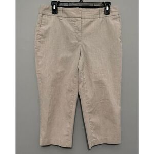 Willi Smith Khaki Capri Pants, size 8